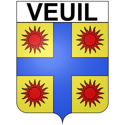 Stickers coat of arms Bazas adhesive sticker