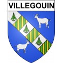 Villegouin 36 ville Stickers blason autocollant adhésif