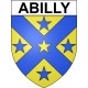 Abilly 37 ville Stickers blason autocollant adhésif
