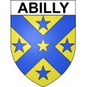 Abilly 37 ville Stickers blason autocollant adhésif