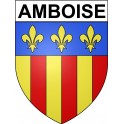 Pegatinas escudo de armas de Amboise adhesivo de la etiqueta engomada