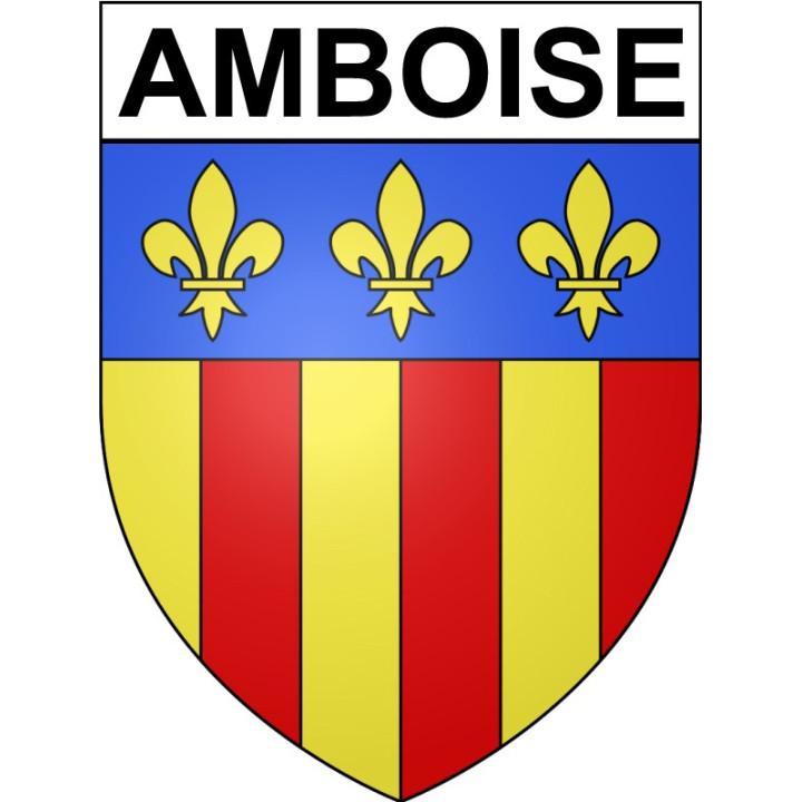 Stickers coat of arms Bazas adhesive sticker