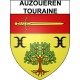 Auzouer-en-Touraine 37 ville Stickers blason autocollant adhésif