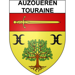 Stickers coat of arms Bazas adhesive sticker