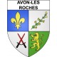 Avon-les-Roches 37 ville Stickers blason autocollant adhésif