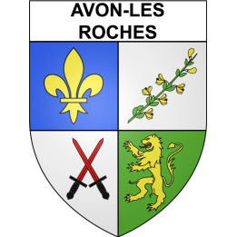 Stickers coat of arms Bazas adhesive sticker