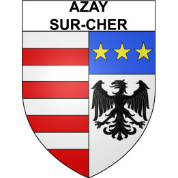 Stickers coat of arms Bazas adhesive sticker
