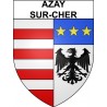Bazas Sticker wappen, gelsenkirchen, augsburg, klebender aufkleber