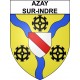 Stickers coat of arms Bazas adhesive sticker
