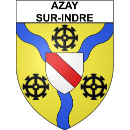 Stickers coat of arms Bazas adhesive sticker