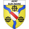 Stickers coat of arms Bazas adhesive sticker