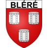 Bléré 37 ville Stickers blason autocollant adhésif