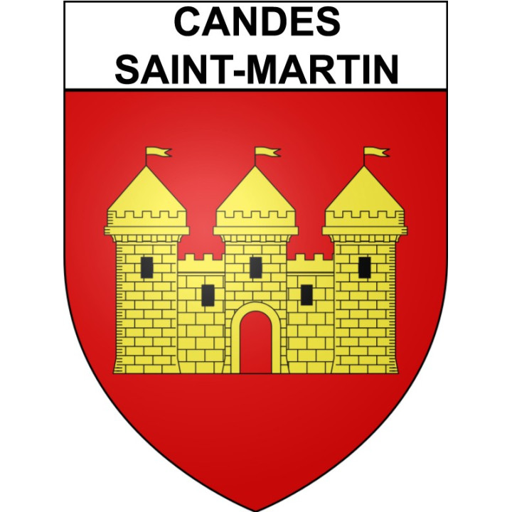 Stickers coat of arms Bazas adhesive sticker