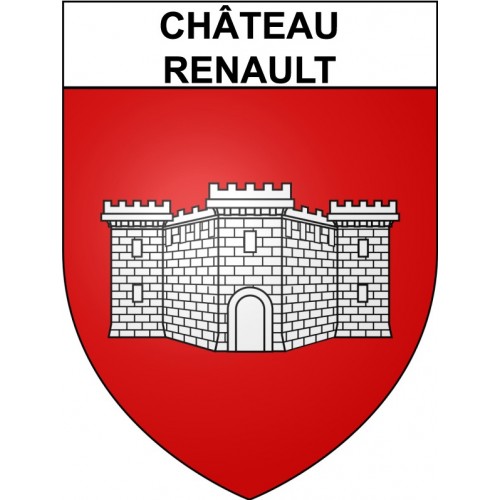 Stickers coat of arms Bazas adhesive sticker