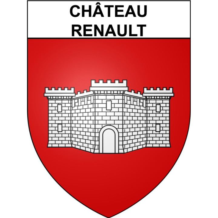 Stickers coat of arms Bazas adhesive sticker
