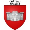 Château-Renault 37 ville Stickers blason autocollant adhésif