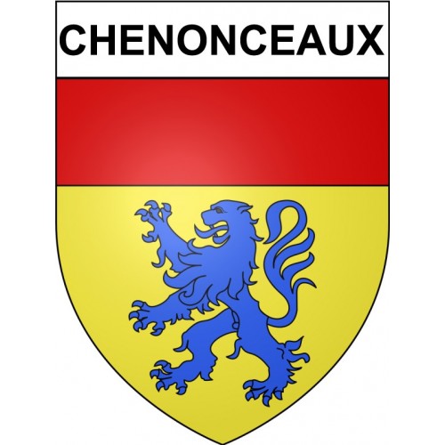 Chenonceaux 37 ville Stickers blason autocollant adhésif