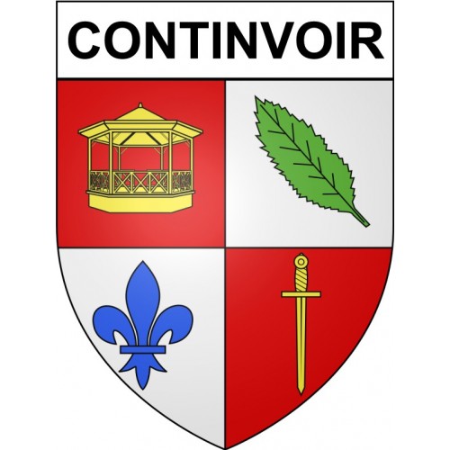 Stickers coat of arms Bazas adhesive sticker