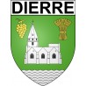 Dierre 37 ville Stickers blason autocollant adhésif