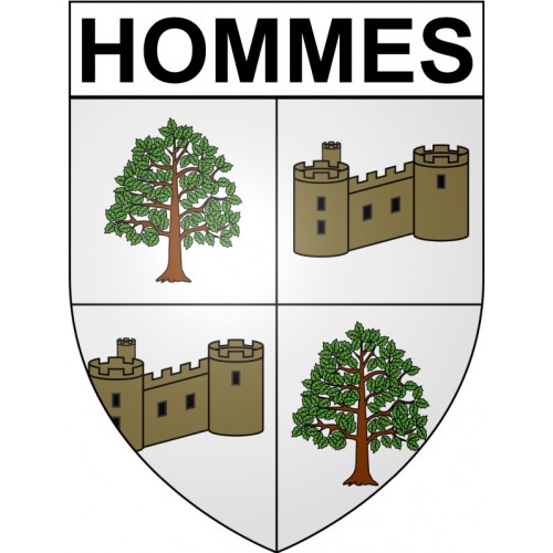 Stickers coat of arms Bazas adhesive sticker