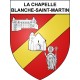 Pegatinas escudo de armas de La Chapelle-Blanche-Saint-Martin adhesivo de la etiqueta engomada