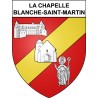 Adesivi stemma La Chapelle-Blanche-Saint-Martin adesivo