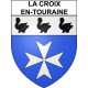 La Croix-en-Touraine 37 ville Stickers blason autocollant adhésif
