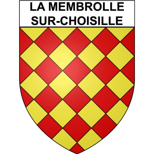 La Membrolle-sur-Choisille 37 ville Stickers blason autocollant adhésif