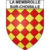 La Membrolle-sur-Choisille 37 ville Stickers blason autocollant adhésif