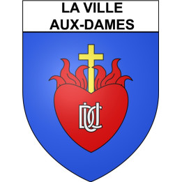 Stickers coat of arms Bazas adhesive sticker