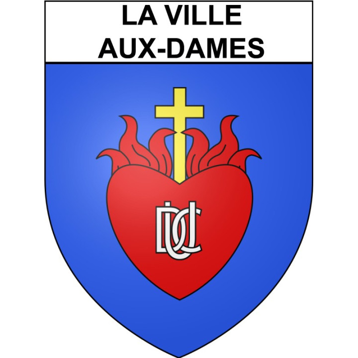 Stickers coat of arms Bazas adhesive sticker