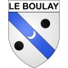 Le Boulay 37 ville Stickers blason autocollant adhésif
