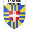 Le Grand-Pressigny 37 ville Stickers blason autocollant adhésif