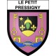 Le Petit-Pressigny 37 ville Stickers blason autocollant adhésif