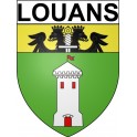 Stickers coat of arms Bazas adhesive sticker