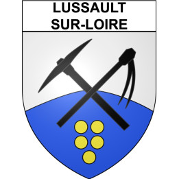Stickers coat of arms Bazas adhesive sticker