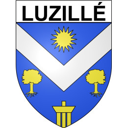 Stickers coat of arms Bazas adhesive sticker
