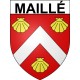 Stickers coat of arms Bazas adhesive sticker