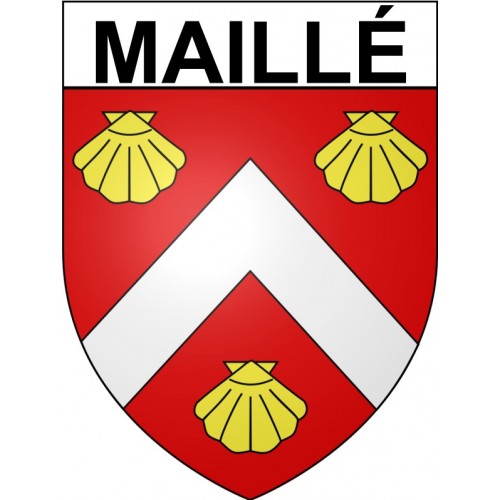 Stickers coat of arms Bazas adhesive sticker