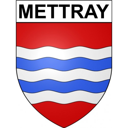 Mettray 37 ville Stickers blason autocollant adhésif