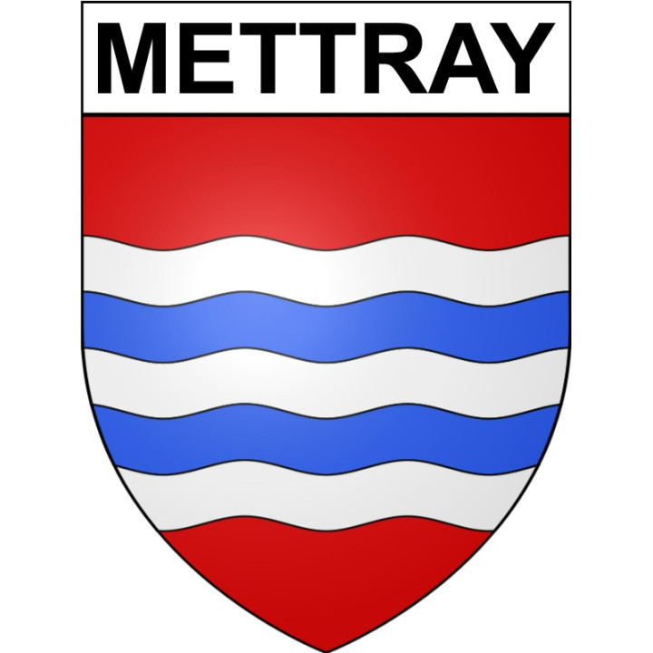 Mettray 37 ville Stickers blason autocollant adhésif