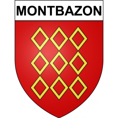 Stickers coat of arms Bazas adhesive sticker