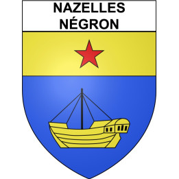 Stickers coat of arms Bazas adhesive sticker