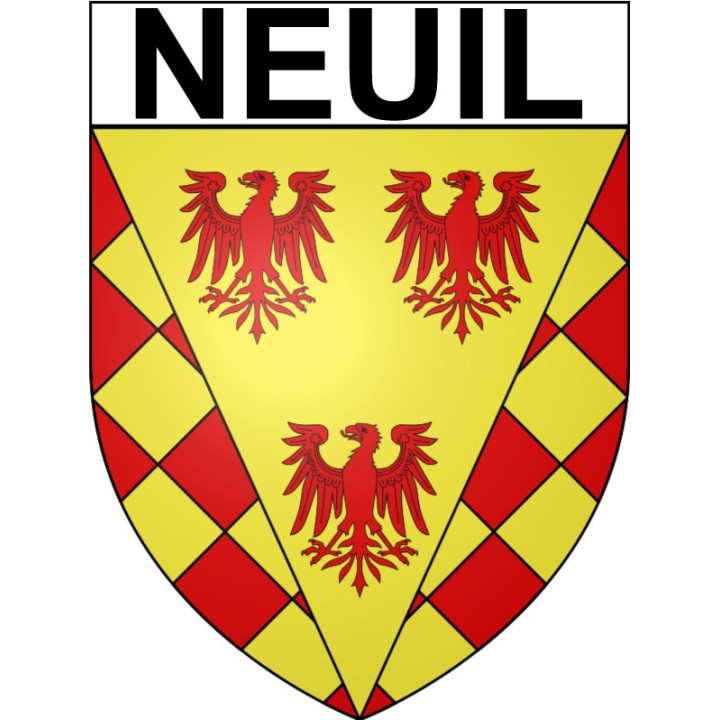 Stickers coat of arms Bazas adhesive sticker