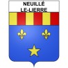 Neuillé-le-Lierre 37 ville Stickers blason autocollant adhésif