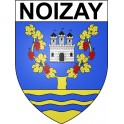 Noizay 37 ville Stickers blason autocollant adhésif