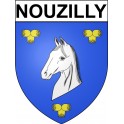 Nouzilly 37 ville Stickers blason autocollant adhésif