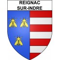 Reignac-sur-Indre 37 ville Stickers blason autocollant adhésif