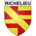 Richelieu 37 ville Stickers blason autocollant adhésif
