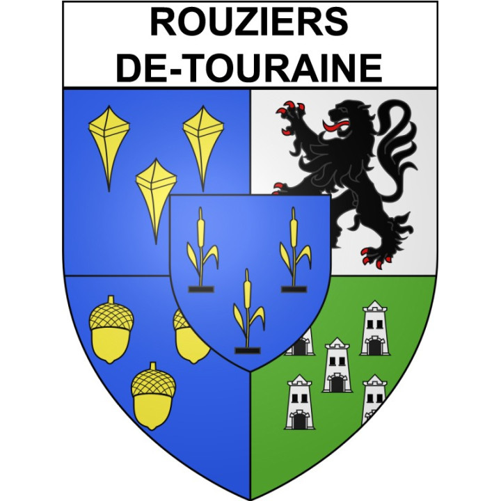 Stickers coat of arms Bazas adhesive sticker